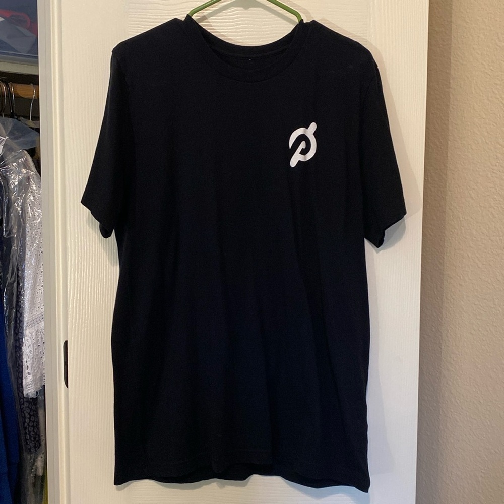 Peloton t-shirt, black, size M